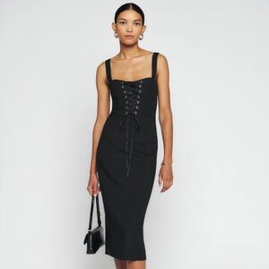 Reformation Perdita Bustier Midi Dress